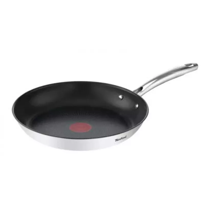 Patelnia uniwersalna Tefal DUETTO+ G7320734 — 30 cm, stal nierdzewna, bez PFOA, czarna