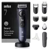 Trymer do brody Braun BeardTrimmer 7 BT7540 0,5-20 mm Bateryjny Czarny Niebieski