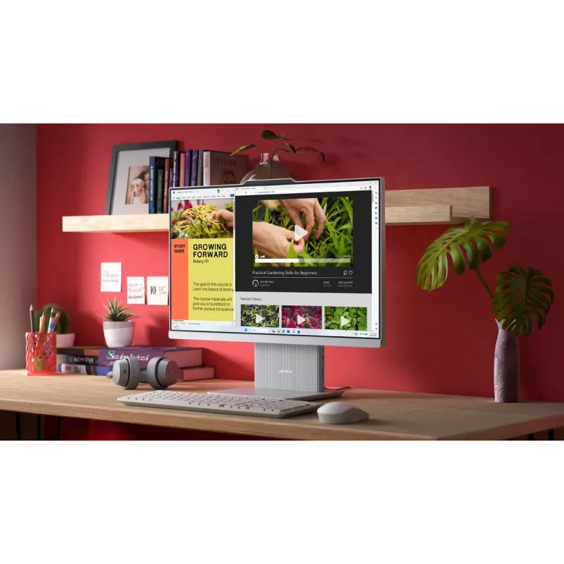 Lenovo IdeaCentre AIO 3 24ARM9, 23,8 cala FHD, AMD Ryzen 5 7535HS, 16 GB, 1 TB SSD, AMD Radeon 660M, Windows 11 Home