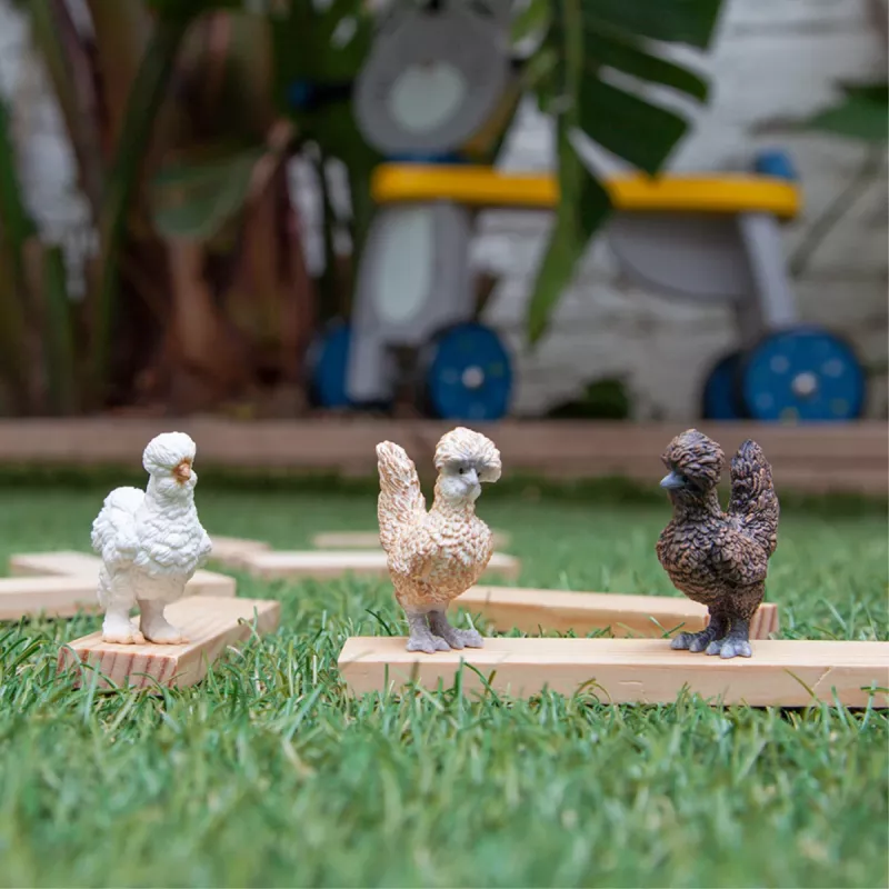 Figurki zabawkowe Schleich FARM WORLD Kurze przyjaciółki Wielokolorowy 42574