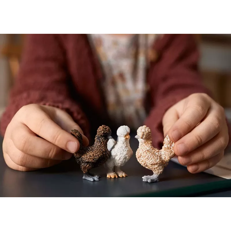 Figurki zabawkowe Schleich FARM WORLD Kurze przyjaciółki Wielokolorowy 42574