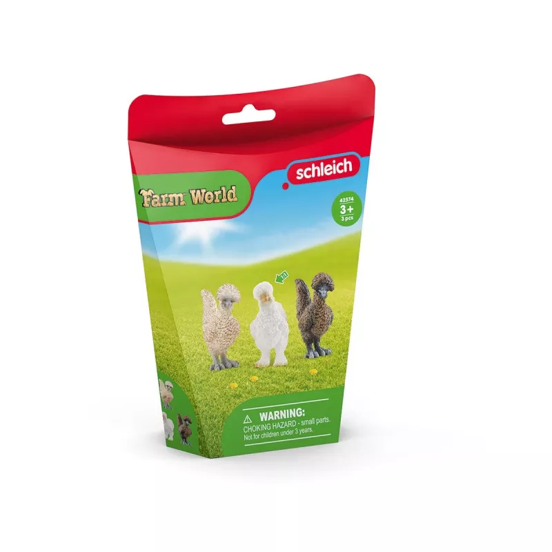Figurki zabawkowe Schleich FARM WORLD Kurze przyjaciółki Wielokolorowy 42574