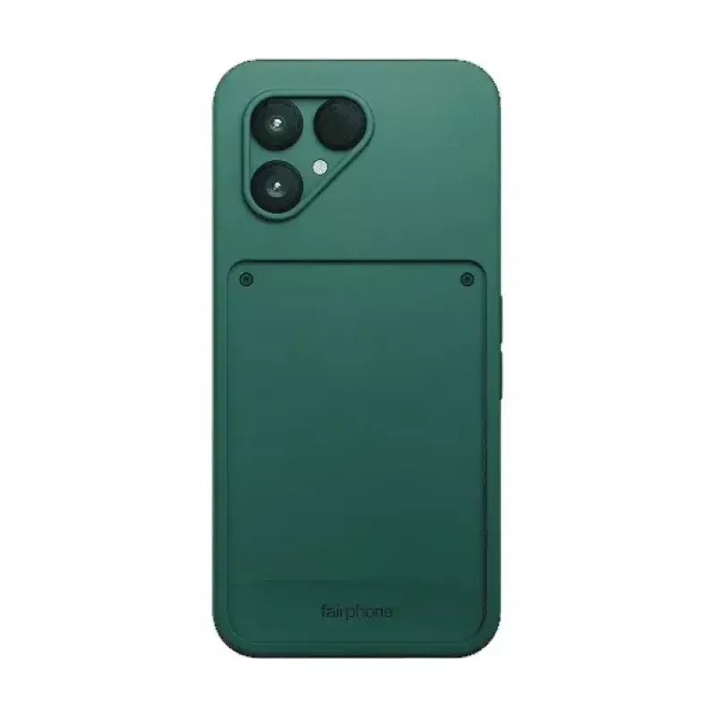 Etui na telefon komórkowy Fairphone Case v1 — pokrowiec do Fairphone Gen. 6, pasuje do ekranu do 16 cm (6,3 cala), zielony