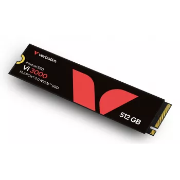 Verbatim Vi3000 PCIe NVMe M.2 SSD 512GB, 512 GB, M.2, 3100 MB/s