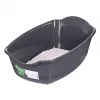 Kuweta DIAMENTIQ BAYA jasnoszara/ciemnoszara 55.5×40×38.7 cm, plastik, drzwiczki odwracalne