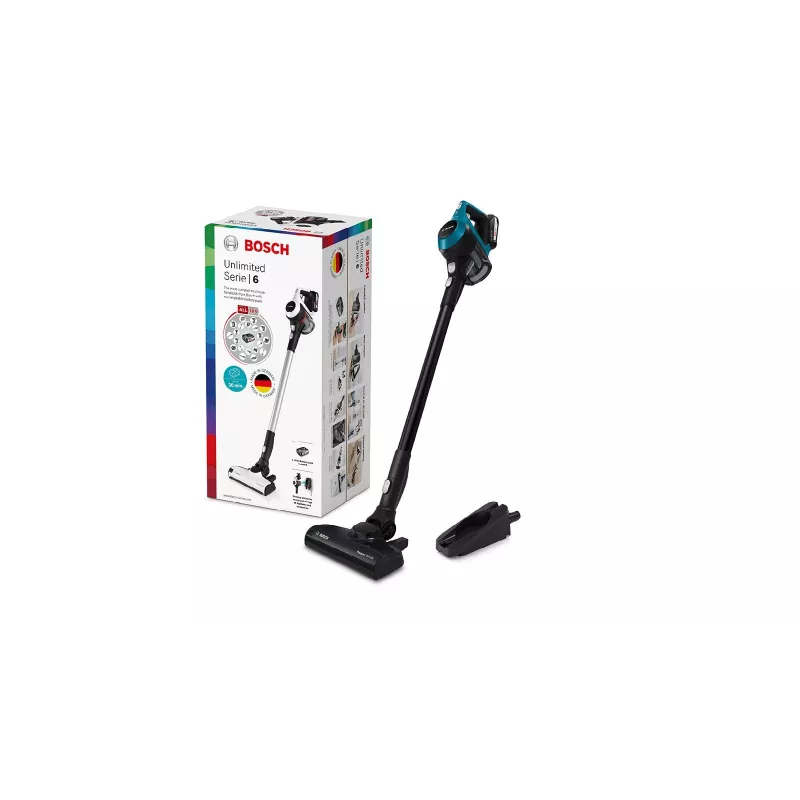 Bosch Serie 6 BBS611LAG odkurzacz pionowy/szczotka elektryczna 2-w-1 odkurzacz pionowy Bateria Na sucho Bezworkowy 0,3 l Niebieski 2,5 Ah