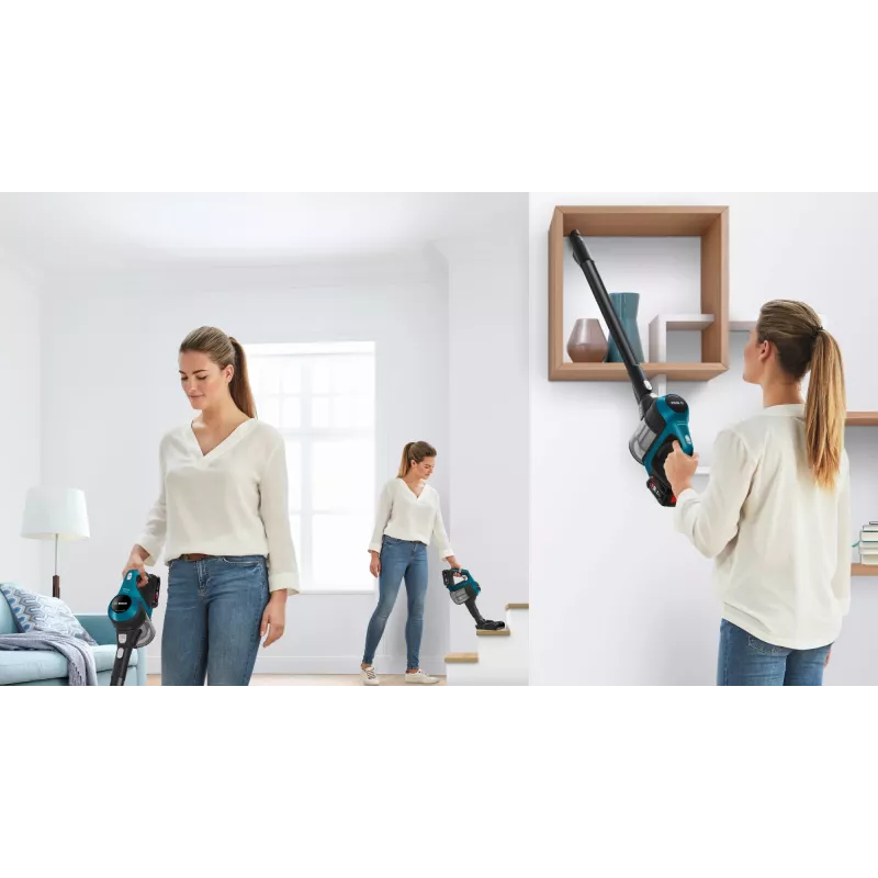 Bosch Serie 6 BBS611LAG odkurzacz pionowy/szczotka elektryczna 2-w-1 odkurzacz pionowy Bateria Na sucho Bezworkowy 0,3 l Niebieski 2,5 Ah