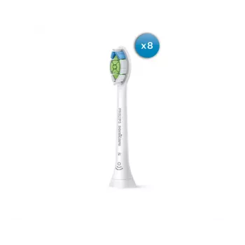 Końcówki do szczoteczek do zębów Philips HX6068/87 Optimal biały, 8 szt., Biały, średnia twardość włókien, okres wymiany 3 miesiące