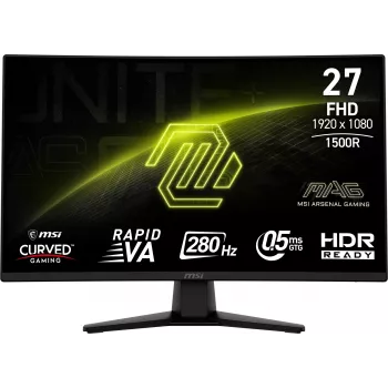 Monitor komputerowy MSI MAG 274CXF 68,6 cm (27 cali) 1920 x 1080 pikseli Full HD Czarny