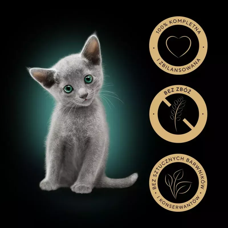 Sheba Kitten Selection of Flavors mokra karma dla kotów w sosie, 40 x 85 g