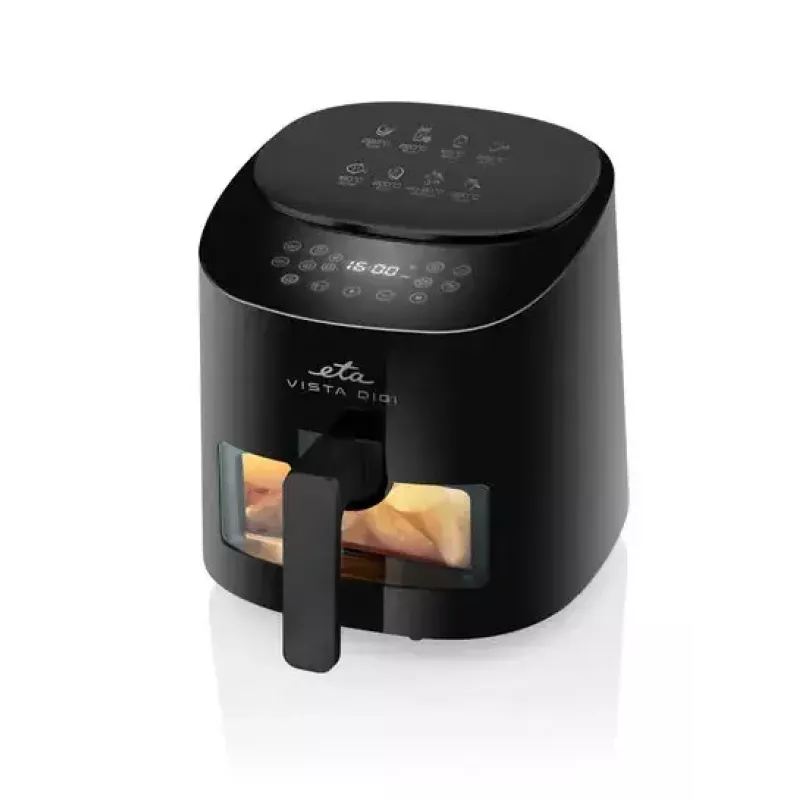 Frytkownica beztłuszczowa Eta Vista Digi Single 4,3 L 1300 W Czarna