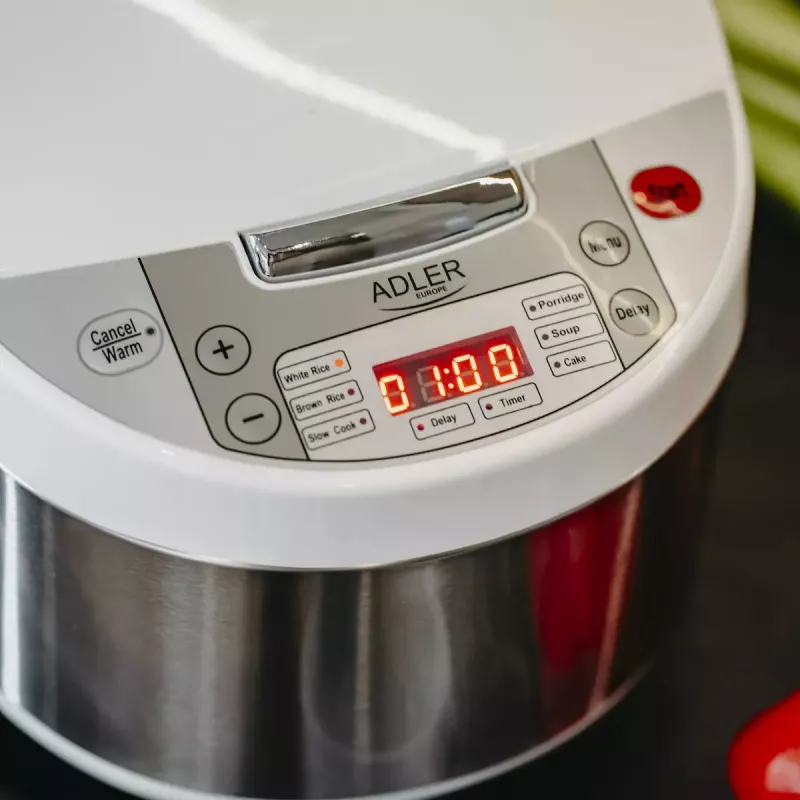 Multicooker Adler AD 6420 — 700 W, pojemność 3,25 L, 6 programowalnych programów, wyświetlacz LED