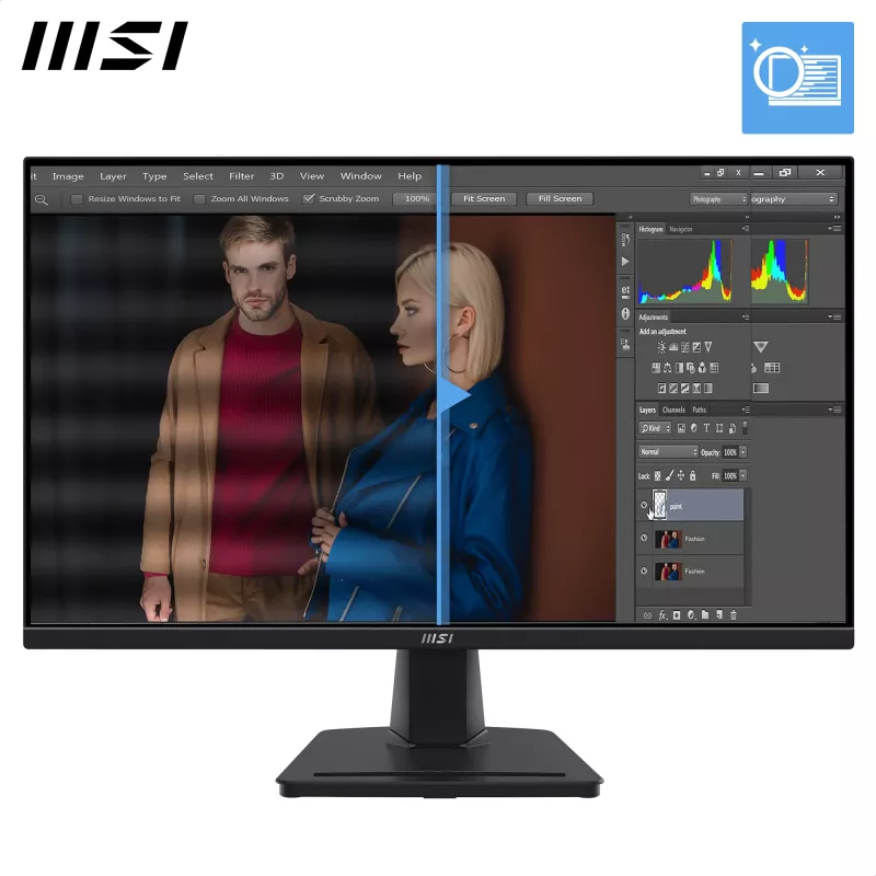 Monitor LCD MSI Pro MP245G 23,8 cala Full HD (1920×1080), IPS, 4 ms, 300 cd/m², VESA, wbudowane głośniki