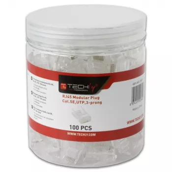 Techly IWP-JAR-C5RTY złącze przewodowe RJ45 Transparent