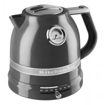 Czajnik elektryczny KITCHENAID 5KEK1522EMS — 1,5 L, 2400 W, stal nierdzewna, 7 ustawień temperatury