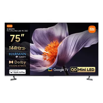 Telewizor Xiaomi TV S Pro 75 cali 4K Ultra HD QD‑Mini LED, 3840x2160, Android TV, 1700 cd/m², Szary