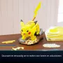 4D Build , Pokémon Pikachu 3D Model Kit, Pokémon Figure, Kanto First Partner Collection, Dekoracja na Biurko, 201 Elementów, dla Wieku od 12 Lat
