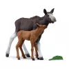 Figurki Schleich WILD LIFE Rodzina łosi — realistyczne figurki zwierząt, 3+ lat, wielokolorowe