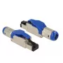 Złącze przewodu RJ-45 DeLOCK 86487 niebieski srebrny
