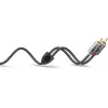 Kabel audio WENTRONIC Goobay 65292 — 2×RCA męski na 2×RCA męski, 1 m, miedź, pozłacany, ekranowany magnetycznie