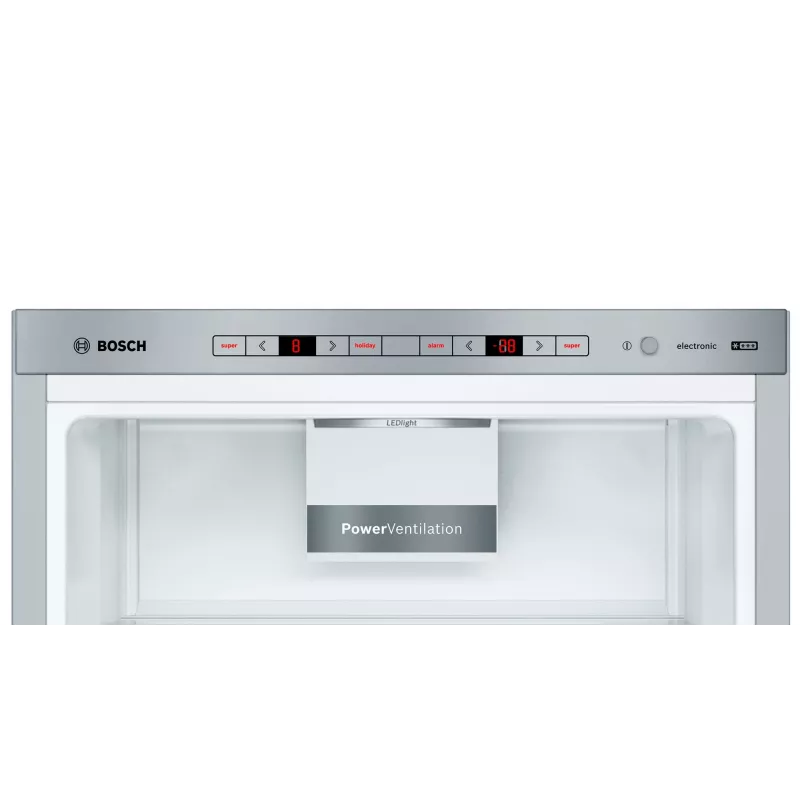 Bosch Serie 6 KGE39AICA Chłodziarko-zamrażarka wolnostojąca 343 L Stal nierdzewna