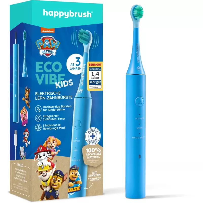 Szczoteczka elektryczna Happybrush ECO VIBE KIDS Paw Patrol