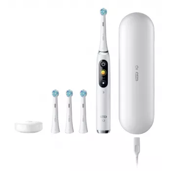 Elektryczna szczoteczka do zębów Oral‑B iO Series 9 Luxe Edition — biały alabaster