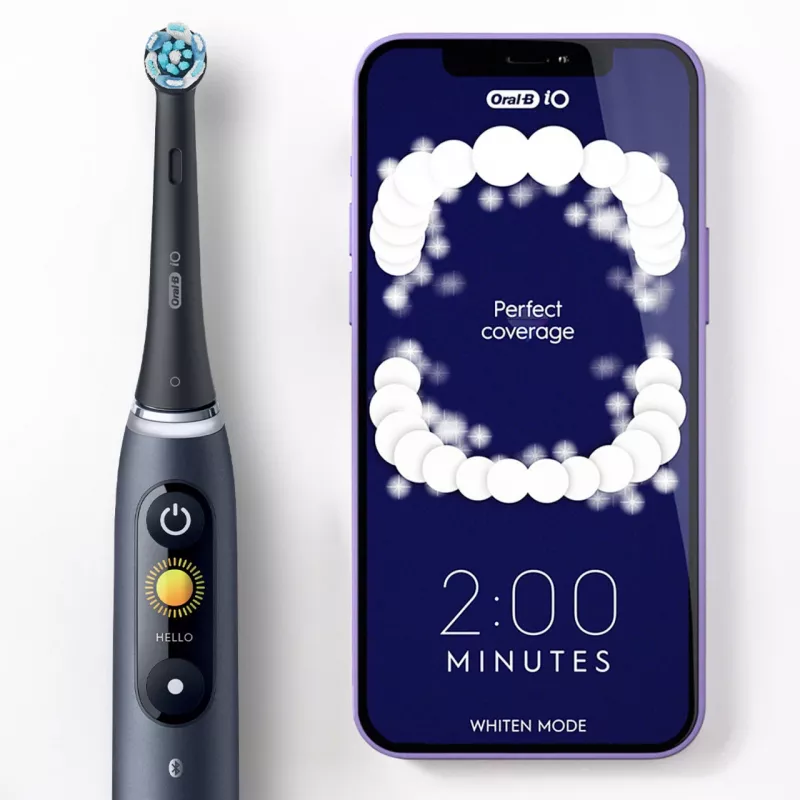Elektryczna szczoteczka do zębów Oral‑B iO Series 9 Luxe Edition — biały alabaster