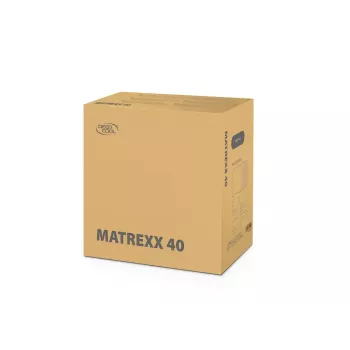 Obudowa PC DeepCool MATREXX 40 3FS Micro Tower — Micro ATX/Mini-ITX, szkło hartowane, obsługa 3x140/2x120 wentylatorów, GPU do 320 mm, 2x3,5 cala + 2x2,5 cala, czarna