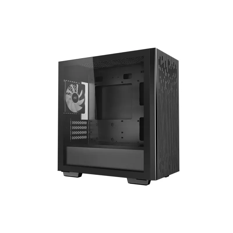 Obudowa PC DeepCool MATREXX 40 3FS Micro Tower — Micro ATX/Mini-ITX, szkło hartowane, obsługa 3x140/2x120 wentylatorów, GPU do 320 mm, 2x3,5 cala + 2x2,5 cala, czarna