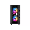 Obudowa PC DeepCool MATREXX 40 3FS Micro Tower — Micro ATX/Mini-ITX, szkło hartowane, obsługa 3x140/2x120 wentylatorów, GPU do 320 mm, 2x3,5 cala + 2x2,5 cala, czarna
