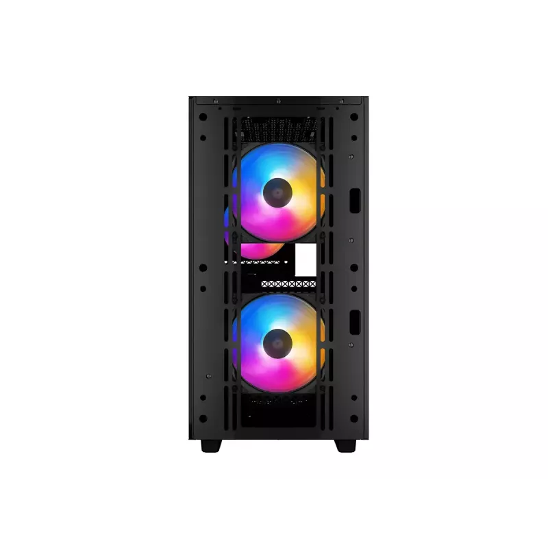 Obudowa PC DeepCool MATREXX 40 3FS Micro Tower — Micro ATX/Mini-ITX, szkło hartowane, obsługa 3x140/2x120 wentylatorów, GPU do 320 mm, 2x3,5 cala + 2x2,5 cala, czarna