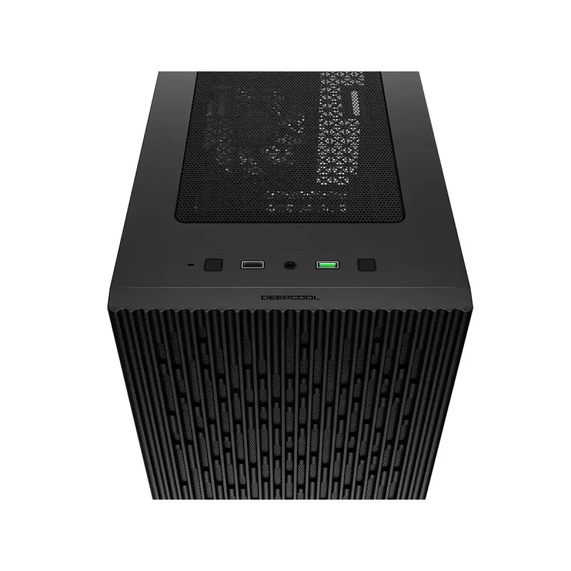Obudowa PC DeepCool MATREXX 40 3FS Micro Tower — Micro ATX/Mini-ITX, szkło hartowane, obsługa 3x140/2x120 wentylatorów, GPU do 320 mm, 2x3,5 cala + 2x2,5 cala, czarna