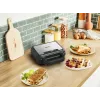 Tefal SW383D10 opiekacz do kanapek 700 W Czarny, Stal nierdzewna
