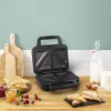 Tefal SW383D10 opiekacz do kanapek 700 W Czarny, Stal nierdzewna