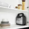 Tefal SW383D10 opiekacz do kanapek 700 W Czarny, Stal nierdzewna