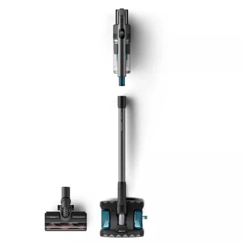 Philips 8000 series XC8055/01 odkurzacz pionowy / miotła elektryczna Bateria Sucho-mokro Cykloniczny Bezworkowy 0,6 L Niebieski