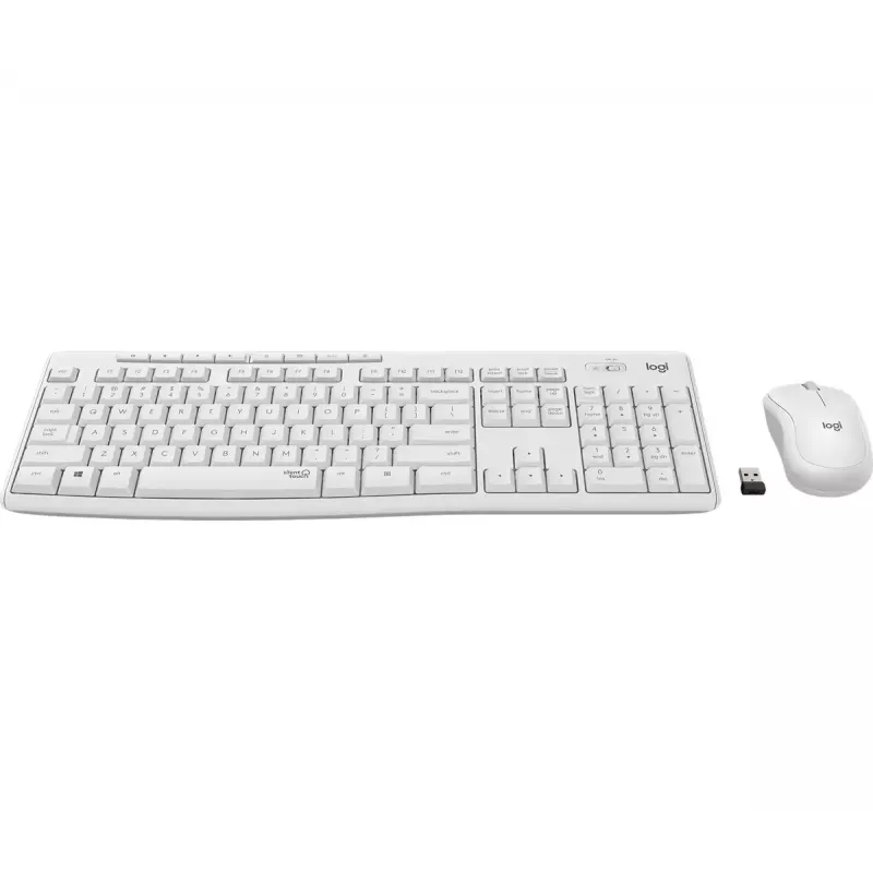 Bezprzewodowy zestaw klawiatury i myszy Logitech MK295 Silent