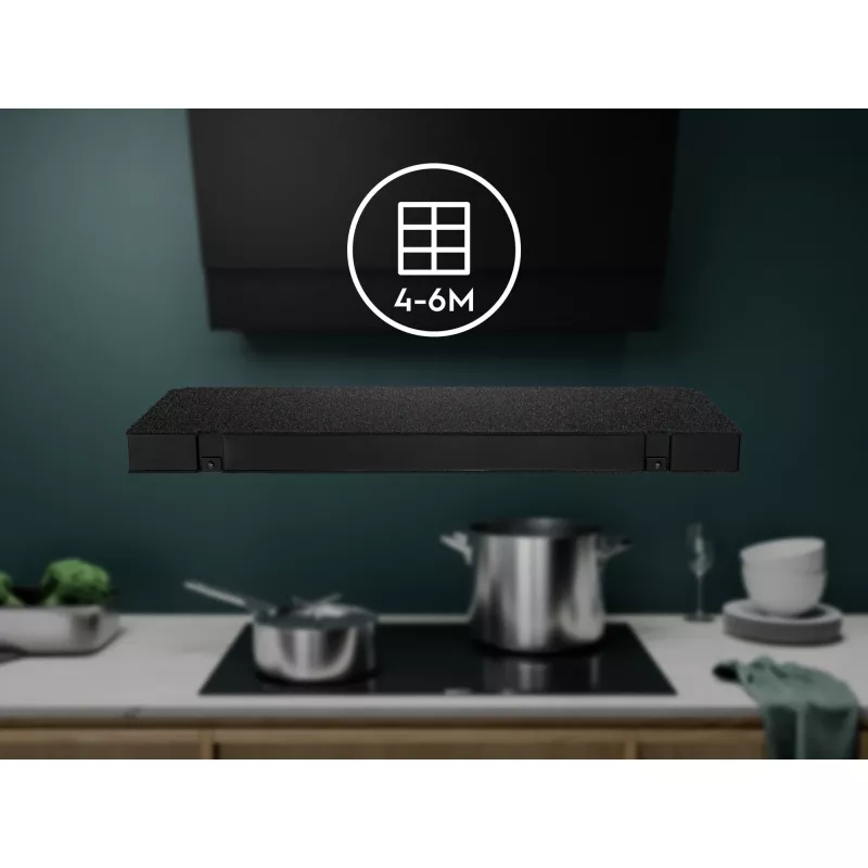 Filtr (węglowy) Electrolux MCFE06ST do okapów, prostokątny 235×235×27 mm, czarny