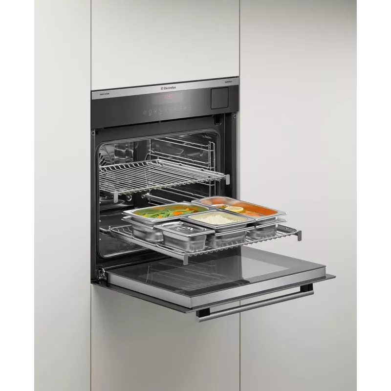 Electrolux PKKS8 zestaw stalowych naczyń do gotowania na parze, 4 szt.