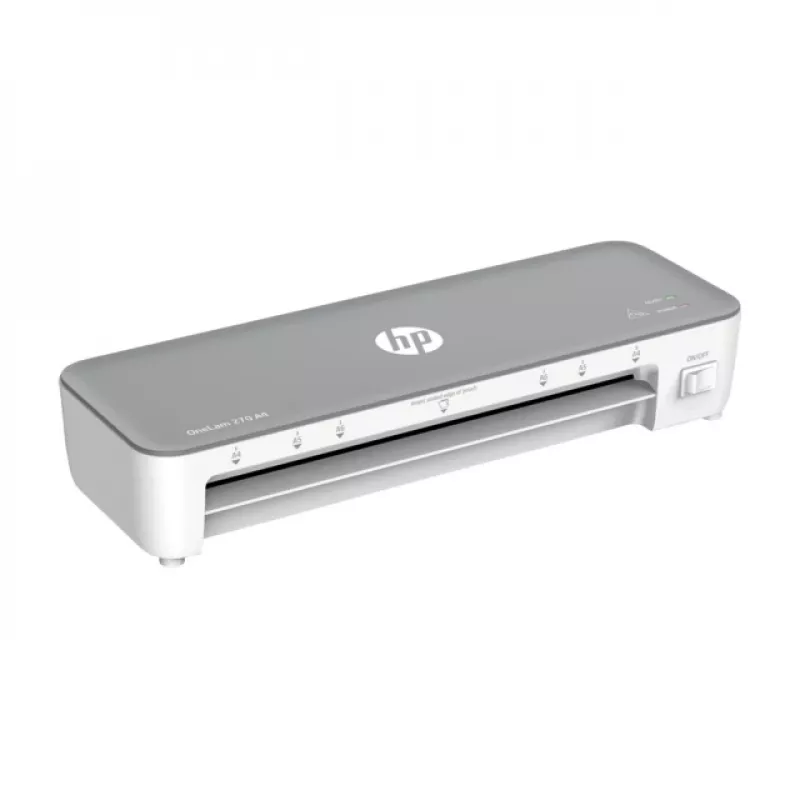 HP OneLam 270 A4 Laminator na gorąco 270 mm/min Szary, Biały