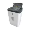 Niszczarka HP ONESHRED Auto 200CC — automatyczne podawanie 200 arkuszy, ścinki mikro P-4, kosz 28 l, biało-szara