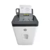 Niszczarka HP ONESHRED Auto 200CC — automatyczne podawanie 200 arkuszy, ścinki mikro P-4, kosz 28 l, biało-szara