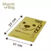 Kompostowalne worki na odchody Starch Bag STARCHBAG BIO liliowe, włókna roślinne, 8 × 15 szt.
