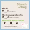 Kompostowalne worki na odchody Starch Bag STARCHBAG BIO liliowe, włókna roślinne, 8 × 15 szt.