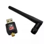 Adapter USB WLAN SAVIO CL-63, jednopasmowy 2,4 GHz, 150 Mbit/s, Realtek RTL8188CU, antena zewnętrzna, USB 2.0