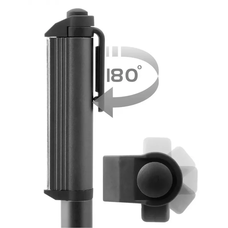 Latarka klipsowa everActive WL200, 3 W 200 lm, obudowa aluminiowa, IPX4, 3×AAA, długość 161,7 mm, czarny