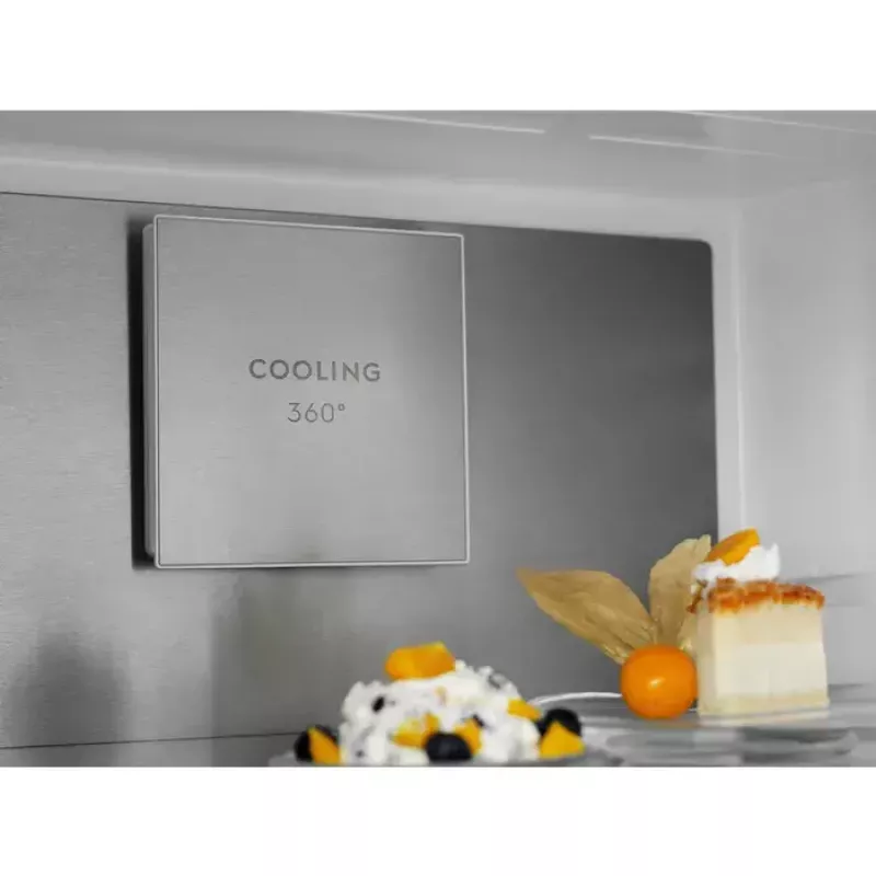Electrolux LNT7ME36K2 chłodziarko-zamrażarka, 367 l (chłodziarka 266 l, zamrażarka 101 l), zamrażarka na dole, No Frost, klasa energetyczna E, czarna