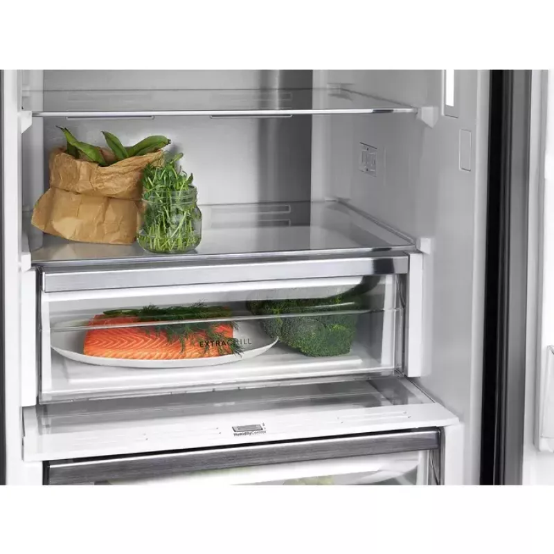 Electrolux LNT7ME36K2 chłodziarko-zamrażarka, 367 l (chłodziarka 266 l, zamrażarka 101 l), zamrażarka na dole, No Frost, klasa energetyczna E, czarna