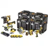 Zestaw akumulatorowy DeWalt DCK865P4T 18V — zestaw z czterema akumulatorami 5,0 Ah i walizkami TSTAK